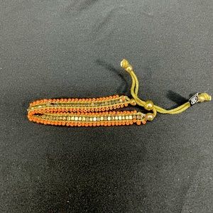 Brass and beads handmade bracelet by 2Chic